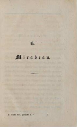 I. Mirabeau