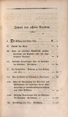 Europäische Staats-Relationen. 8, 8. 1807