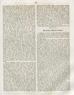 487-488 Kirchliche Mittheilungen