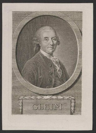 Porträt Johann Wilhelm Ludwig Gleim (1719-1803)