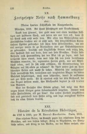 XXI. Histoire de la Révolution Helvétique