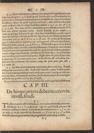Cap. III. De his qui petere ...