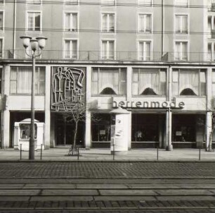 Dresden-Altstadt, Wilsdruffer Straße 16. Wohn- und Geschäftshaus (mit "herrenmode")