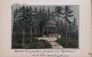 'Sophienruh zwischen Griesbach und Rippoldsau' Aquarell