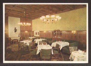 Restaurant des Hotels Detmolder Hof. Detmold. Lange Straße