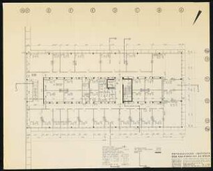 Physikalische Institute der Universität Köln: 2.Physik Obergeschoss 1:100, Blattnummer 024