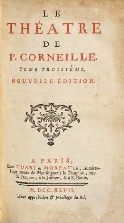 Le Théatre De P. Corneille. 3