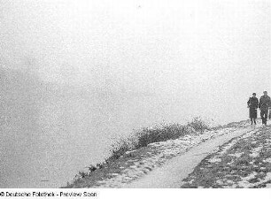 Elbe bei Nebel