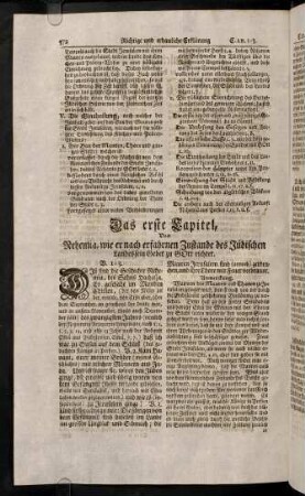 572-582, Das erste - vierte Capitel