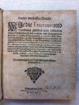 Chronik der Ereignisse in Niedersachsen während des Dreißigjährigen Krieges