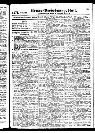1571.Ausgabe. Montag, 6. August 1917