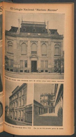 El Colegio Nacional "Mariano Moreno" - [Ilustración]
