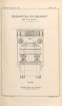 Plate IV. Ruwanveli Ruins. Mutra-Gala. Plan