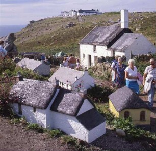 Großbritannien. Land's end. Freilichtmuseum mit Nachbildungen der wichtigsten Gebäude von Cornwall
