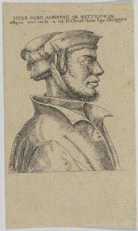 Bildnis des Henr. Corn. Agrippae ab Nettesheim