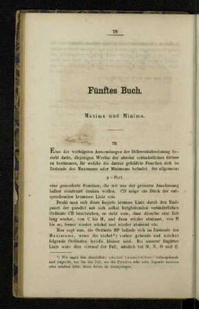 Fünftes Buch. Maxima und Minima.
