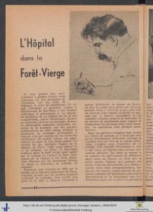 L'Hôpital dans la Forêt-Vierge.