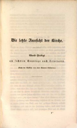 Ruf zum Herrn : Zeugnisse aus dem Amte in einer fortlaufenden Reihe von Predigten, 6