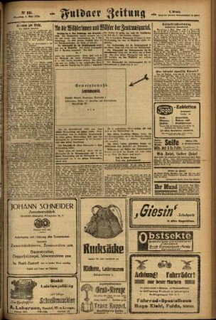 Dritte Ausgabe vom Montag, den 05. Mai 1924.
