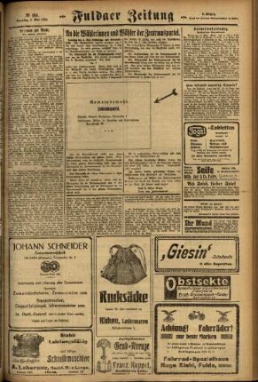 Dritte Ausgabe vom Montag, den 05. Mai 1924.