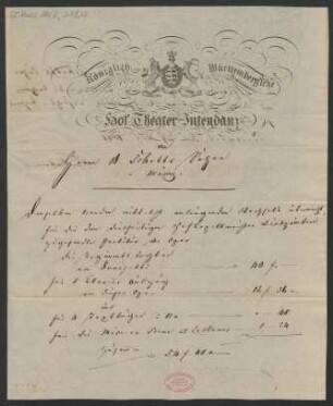 Brief an B. Schott's Söhne : 29.10.1841