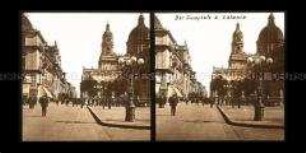 Belebter Platz an der Kathedrale Sant Agata, Catania