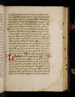 Textus. Sequitur instructorium pro psalterio virginis Marie