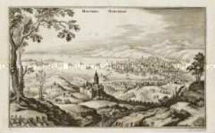 Marseille, Stadtansicht mit Hafen /aus Merian