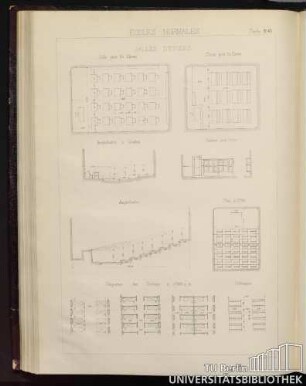 Planche No. 43 Écoles normales. Salles d'études