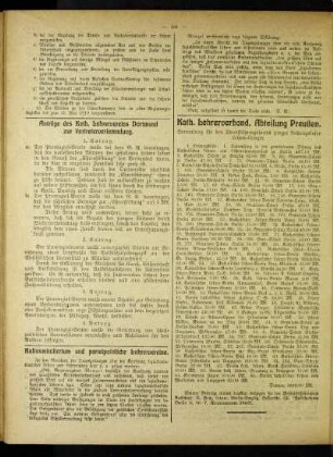 Kultusministerium und potentielle Lehrervereine