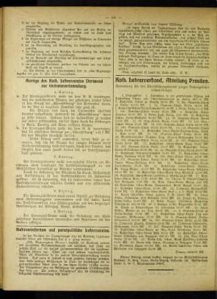 Kultusministerium und potentielle Lehrervereine