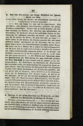 Anträge in den hohen Kammern der Reichsräthe zur Aufbesserung der Schuldienste im Königreich Bayern