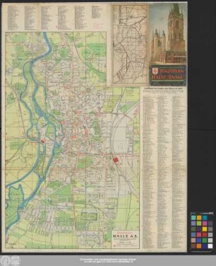 Stadtplan Halle a.S.