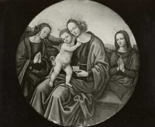 Madonna mit dem Kind und zwei weiblichen Heiligen