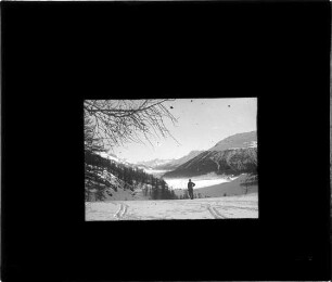 Gebirgslandschaft im Winter