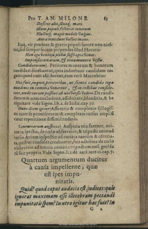Quartum argumentum ducitur a causa impellente, quae est spes impunitatis