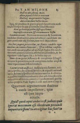 Quartum argumentum ducitur a causa impellente, quae est spes impunitatis