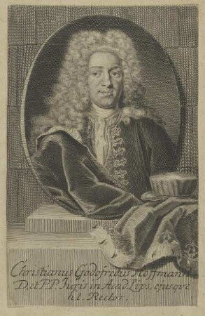 Bildnis des Christianus Godofredus Hoffmann