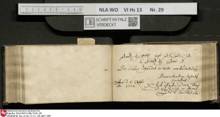 Stammbuch des Gottfried Crusius (Cruse) aus Stendal