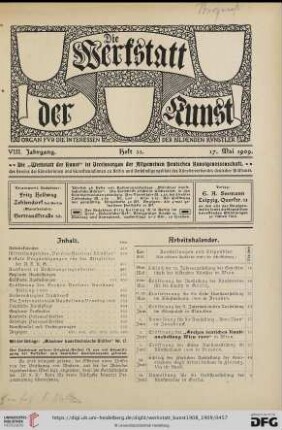 Heft 33 (17. Mai 1909)