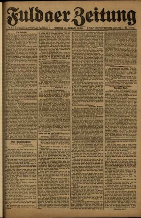 Ausgabe vom Freitag, den 02. Januar 1920.