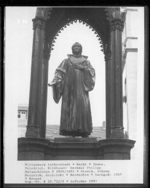 Denkmal für Philipp Melanchthon — Baldachin