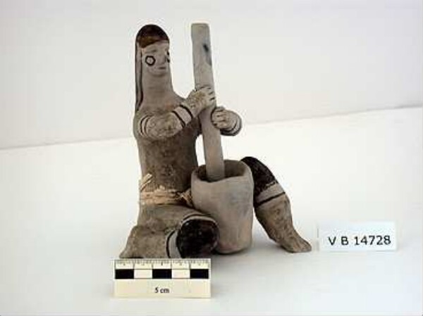 female clay figure