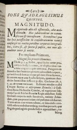 Fons Quadragesimus Quintus - Fons Quinquagesimus Quartus