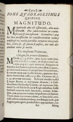 Fons Quadragesimus Quintus - Fons Quinquagesimus Quartus