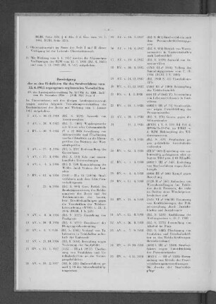 Bereinigung d. zu den Richtlinien für d. Strafverfahren vom 13.04.1935 ergangenen ergänzenden Vorschriften