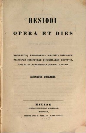 Hesiodi opera et dies