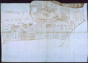 "Grundt-Riß der Äcker zwischen der Hauenßeiner Straßen und der Ilzfelder Marckung" (Zeitgleicher Rückseitentitel)