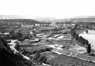 Stuttgart Münster König-Wilhelm-Viadukt Überbau Behelfsbrücke Hilfsgerüst