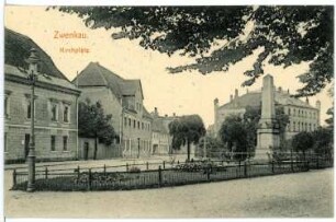 Zwenkau. Kirchplatz